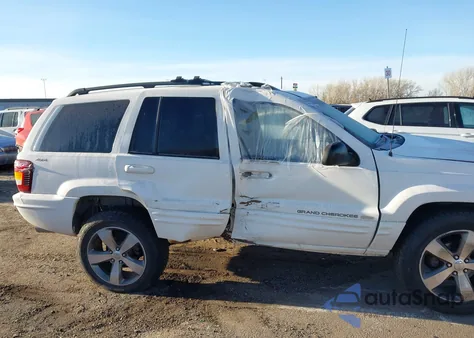 2000 Jeep Grand Cherokee Limited из США, поврежденный, VIN 1J4GW58N4YC205061